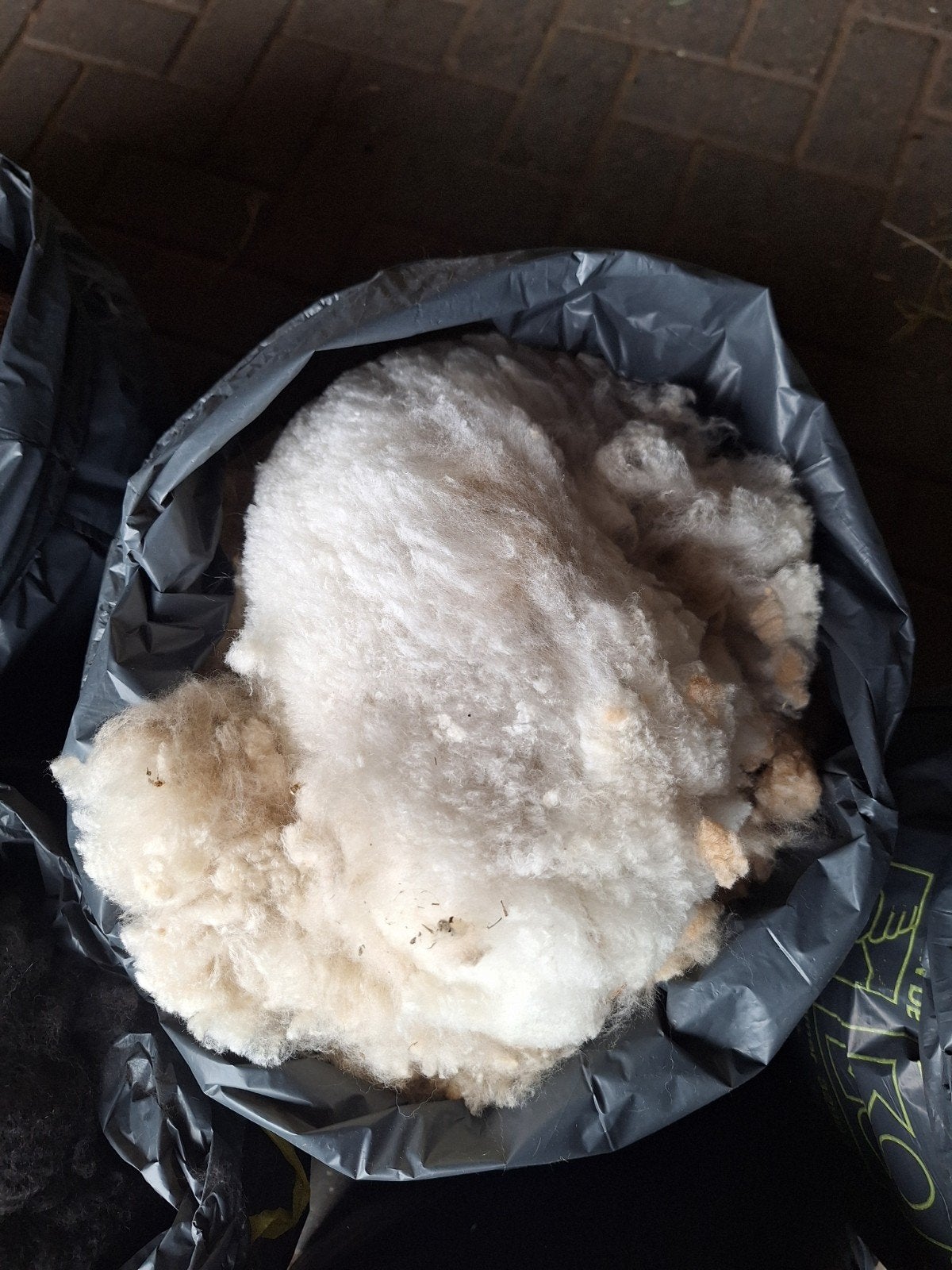 ALPACA WOL 🛑 ruilen voor 🍾, Ophalen, Spinwol