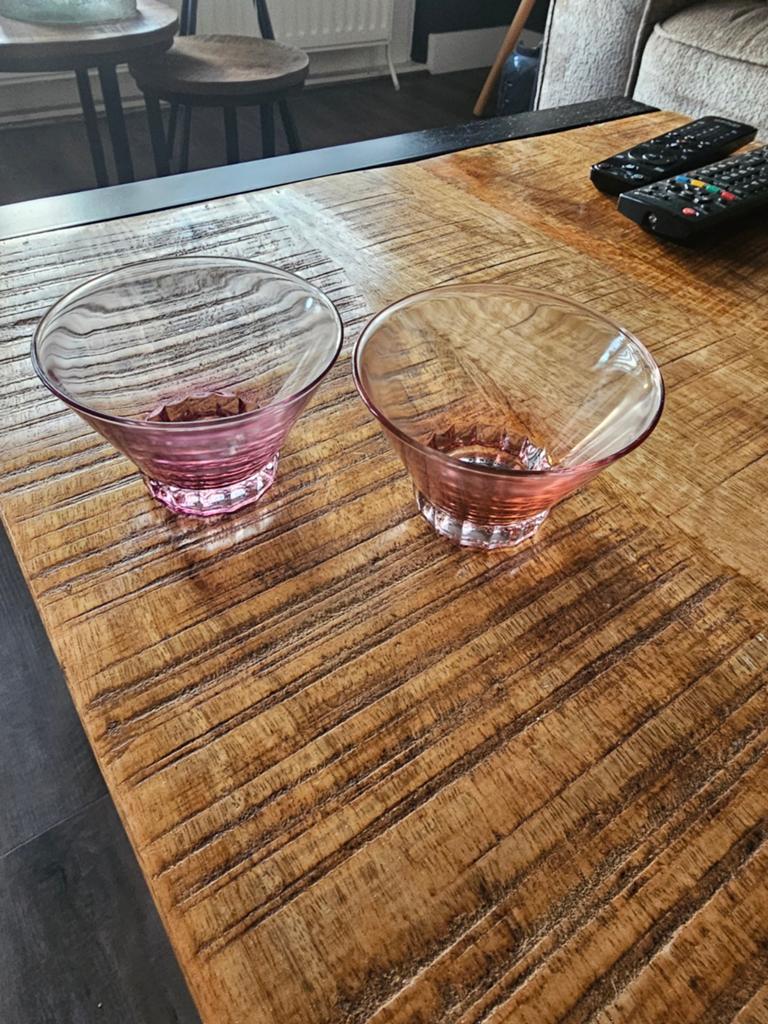 2 mooie oude schaaltje s samen 2,50, Antiek en Kunst, Antiek | Glas en Kristal, Ophalen