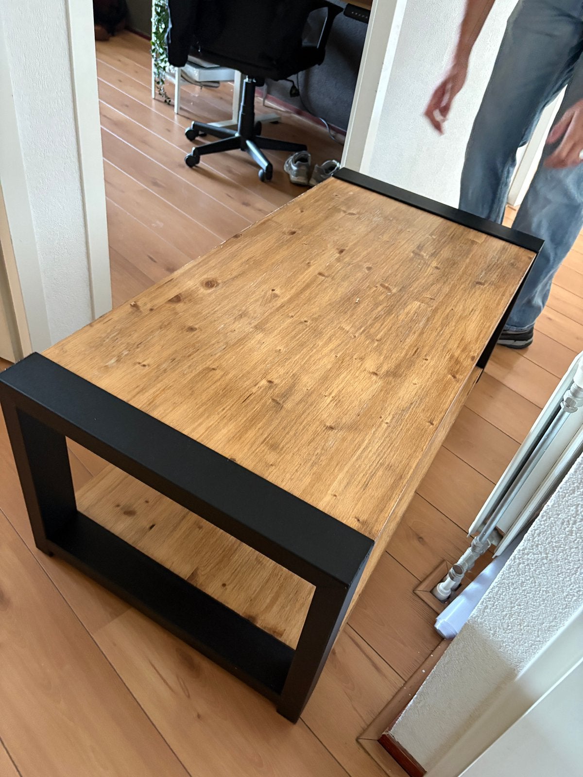 Salontafel - industriele look, Ophalen