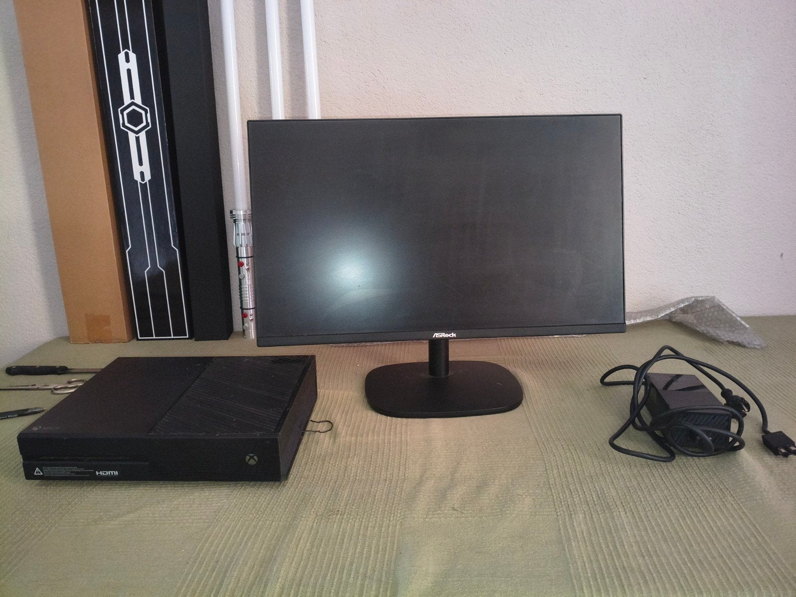 Xbox one + 100hz monitor + 4 Games, Ophalen of Verzenden, HDMI, IPS