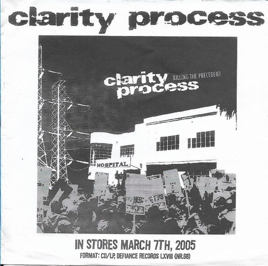Clarity Process - Killing the precedent, Ophalen of Verzenden, Gebruikt