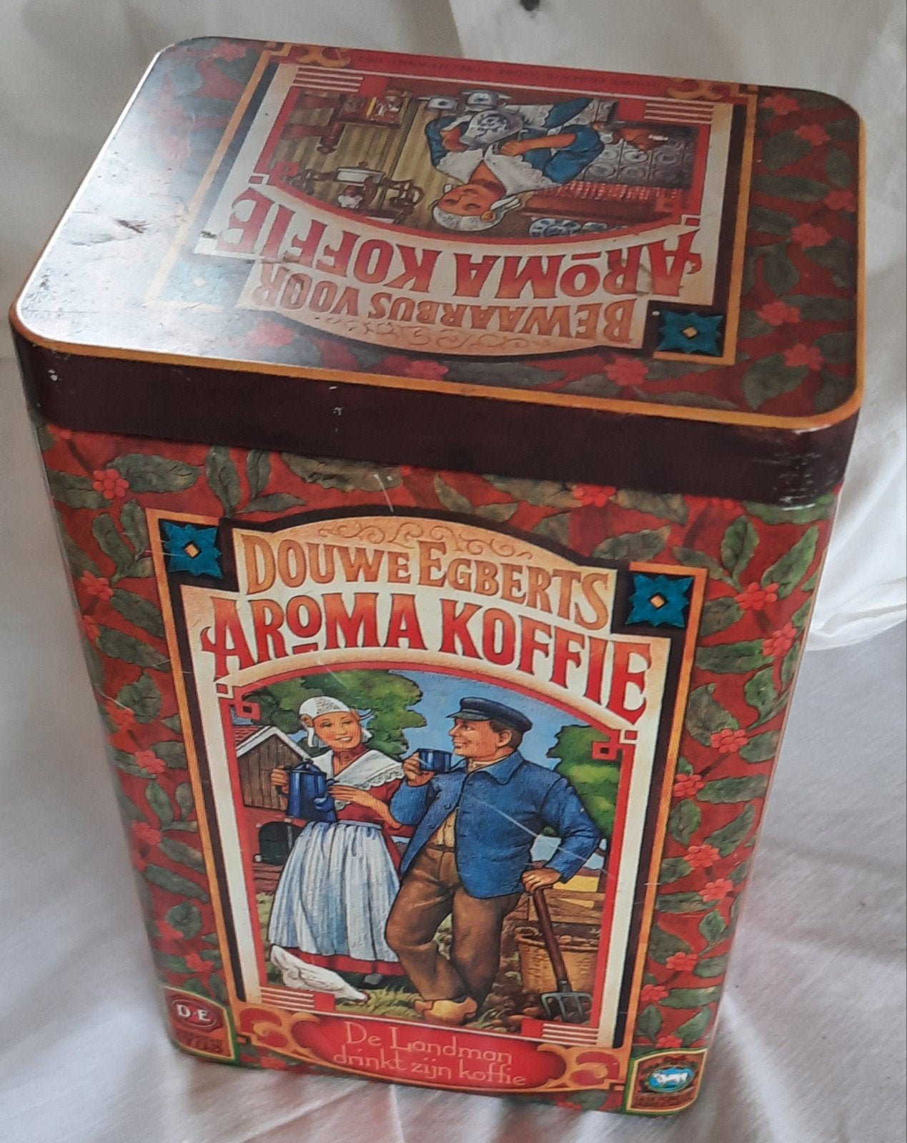 Vintage Douwe Egberts Aroma Koffie Bewaarbus, Ophalen of Verzenden