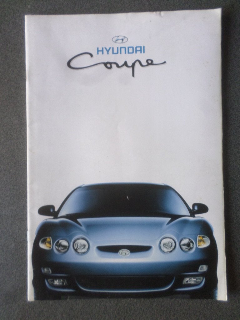 Hyundai Coupe 1999 Brochure 2, Ophalen of Verzenden, Zo goed als nieuw, Overige merken