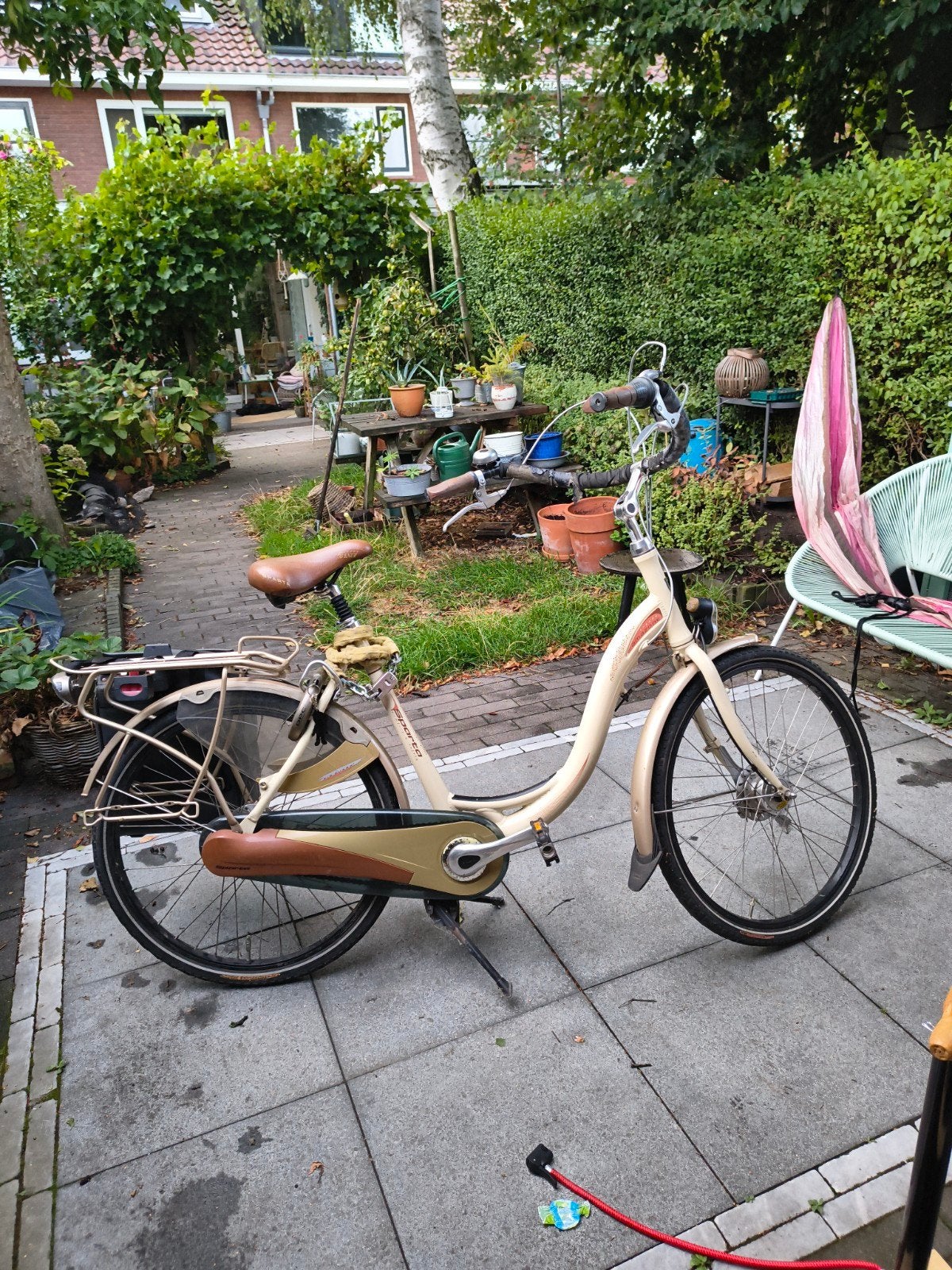 te koop: mamafiets met 7 versnellingen., Ophalen, Sparta, Gebruikt, Versnellingen