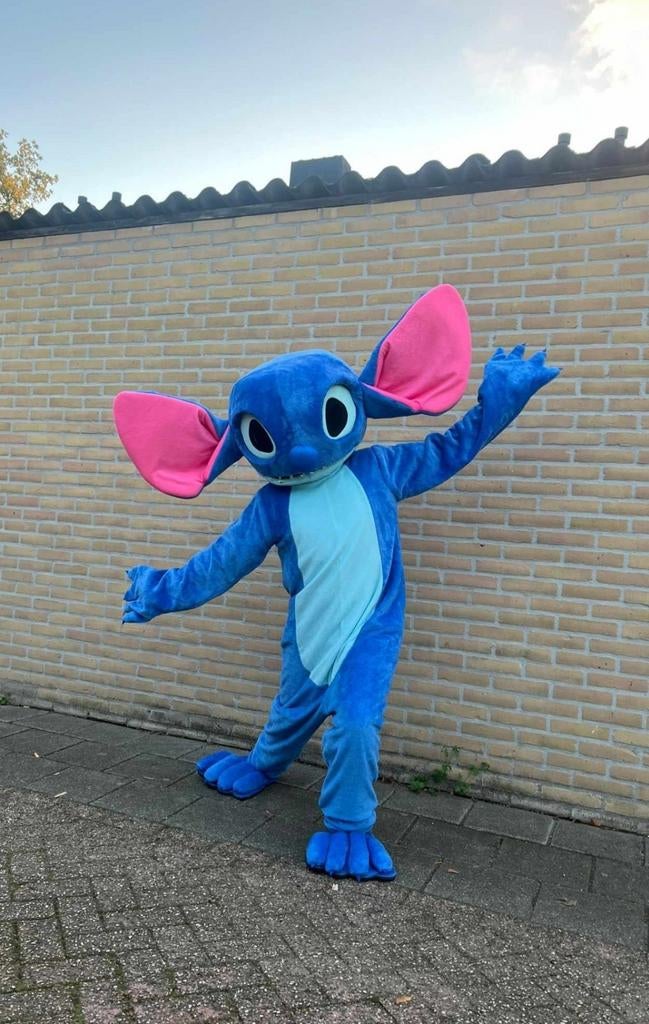 Mascotte pak te huur stitch, Ophalen of Verzenden, Zo goed als nieuw, Overige