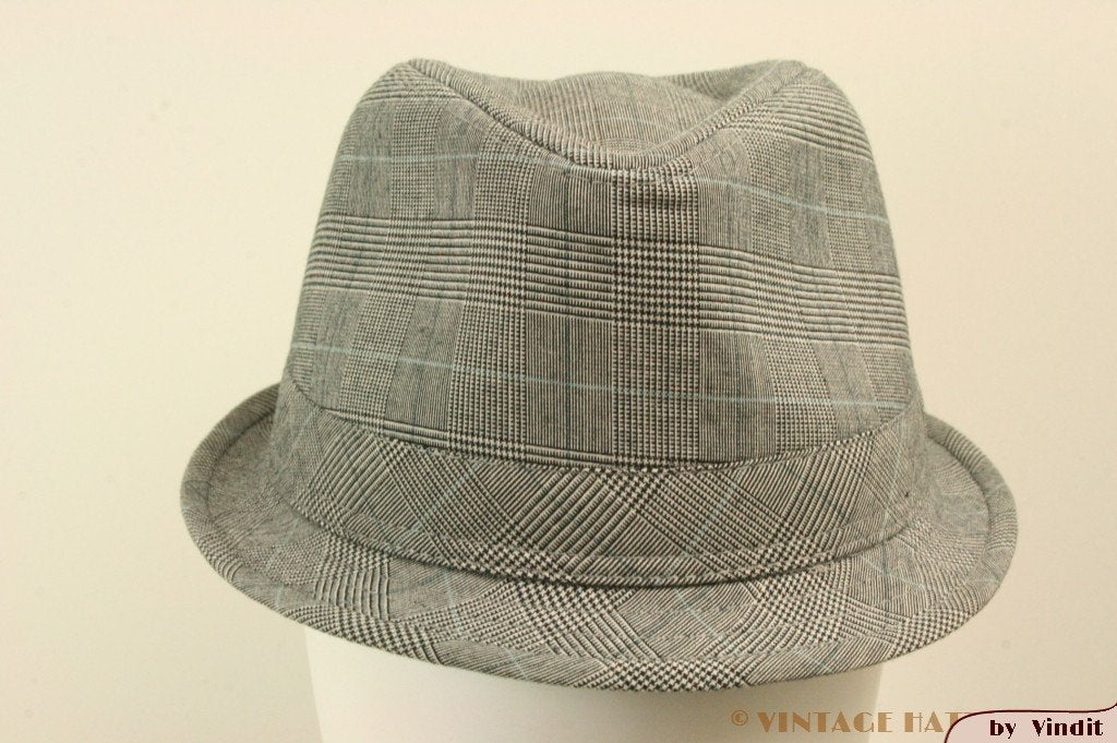 nieuwe hoed Trilby Hawkins blauw grijs maat 56, Kleding | Dames, 56 of 57 cm (M, 7 of 7⅛ inch), Hoed, Hawkins, Nieuw