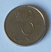10 cent 1972, volgnr 16.2, Ophalen of Verzenden, Koningin Juliana, Overige waardes, Losse munt