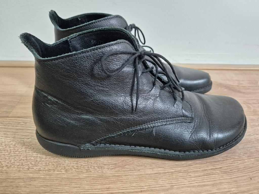 Sch88 - Zwarte Loints of Holland schoenen maat 41 (1), Ophalen of Verzenden, Zo goed als nieuw, Zwart, Sneakers of Gympen