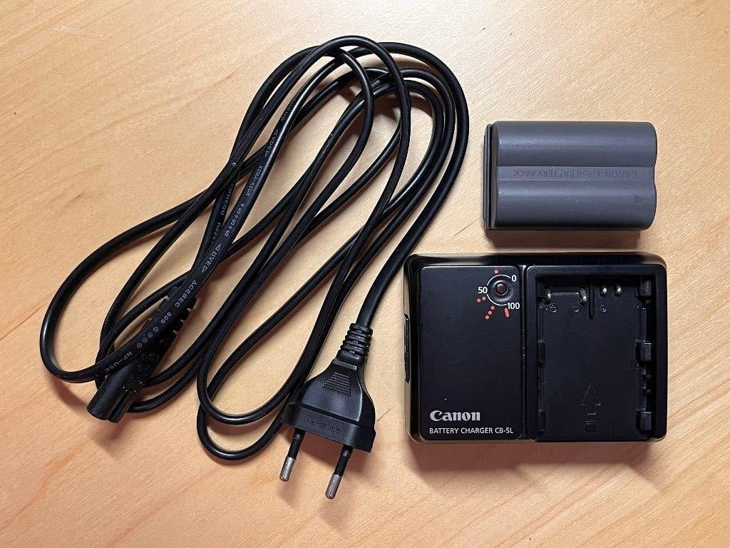 Canon acculader CB-5L, Ophalen of Verzenden, Gebruikt, Oplaadbaar