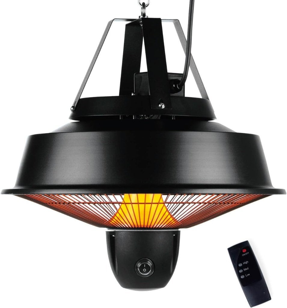 elektrische terrasheater 2000Watt met 3 standen en afstandsb, Elektrisch, Plafond, Nieuw, Ophalen of Verzenden