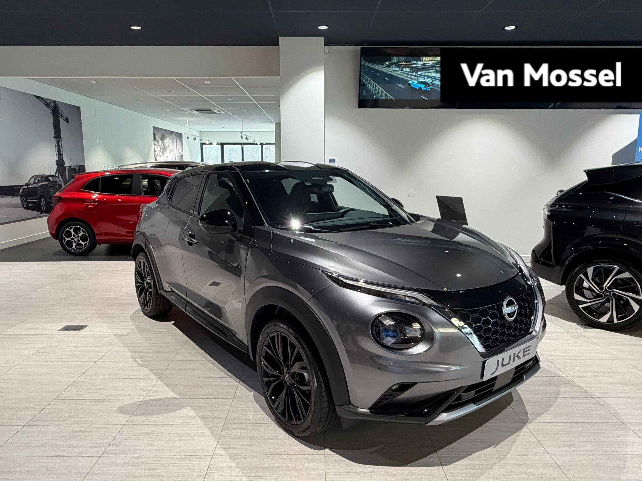 Nissan Juke 1.6 Hybrid N-Sport 143PK | Automaat | 360 Camera, Auto's, Stof, Euro 6, Automatische klimaatregeling, Bedrijf