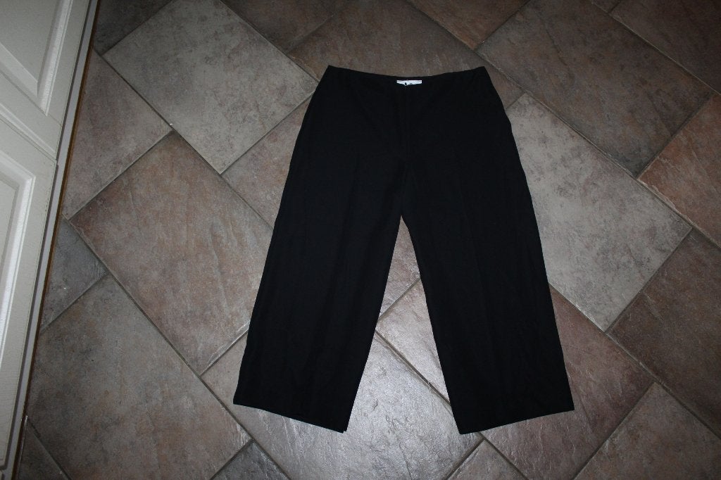 Joseph Ribkoff chique zwarte capri stretch broek mt 38/M, Maat 38/40 (M), Verzenden, ., Zwart