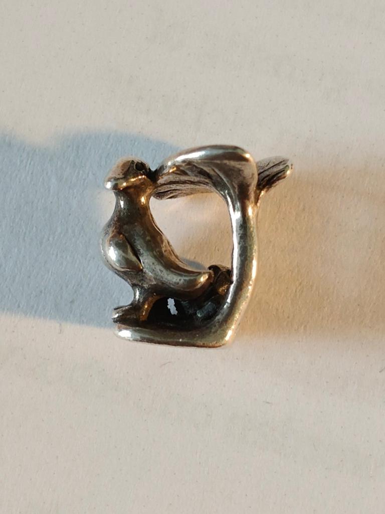 Trollbeads Zilveren Kraal - Het Lelijke Eendje, Ophalen of Verzenden