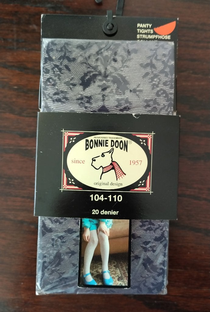 Bonnie Doon Kinderpanty, Maat 104 - 110, Blauw, Overige typen, Meisje, Nieuw, Ophalen of Verzenden