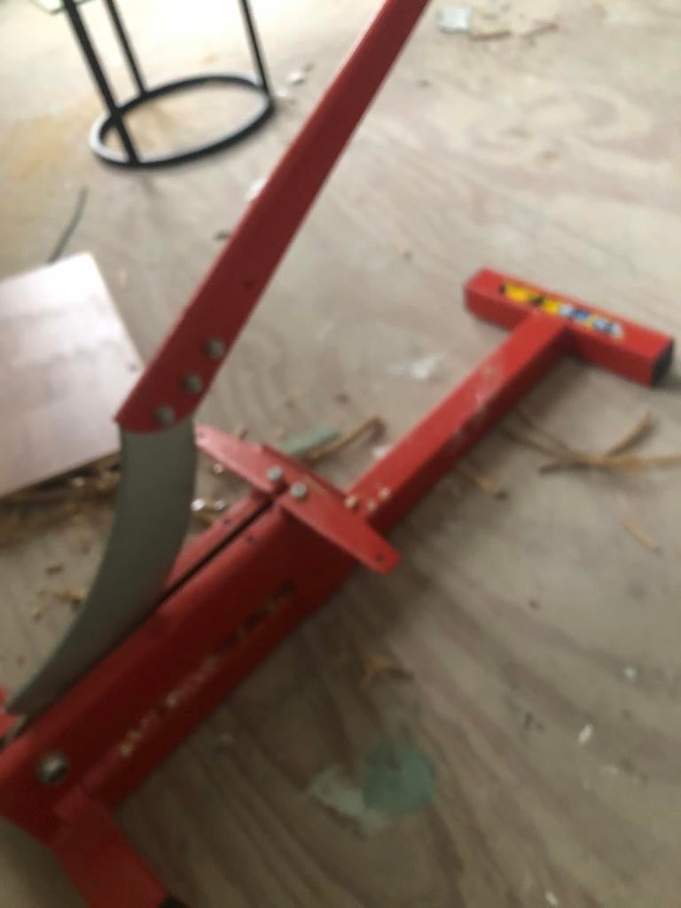 Laminaatsnijder - Eenvoudig laminaat leggen, Doe-het-zelf en Verbouw, Gereedschap | Handgereedschap, Gebruikt, Ophalen of Verzenden