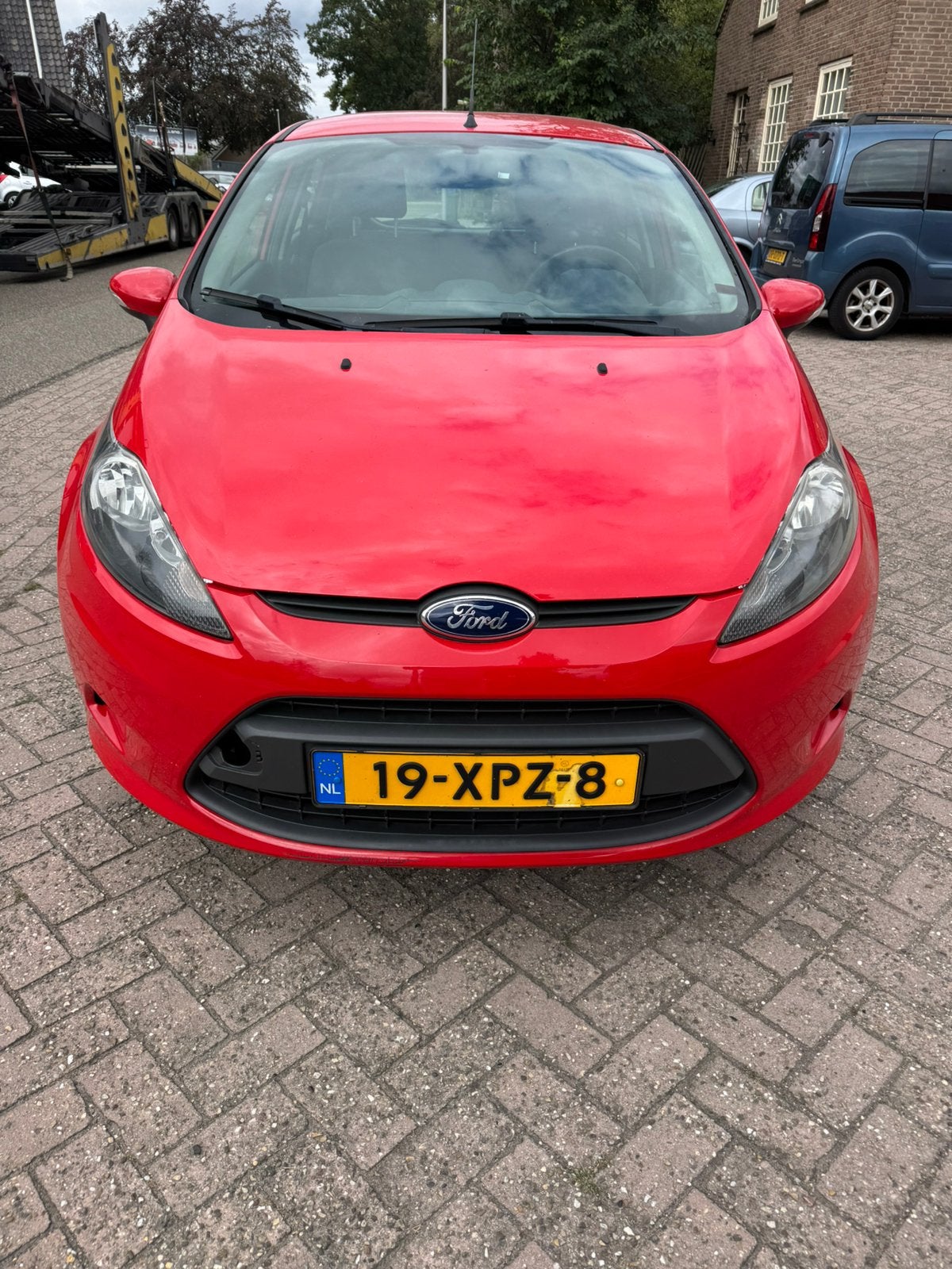 Ford Fiësta 1.25 44KW 5DR 2012 Rood, Auto's, Voorwielaandrijving, 40 €/maand, 1242 cc, 4 cilinders