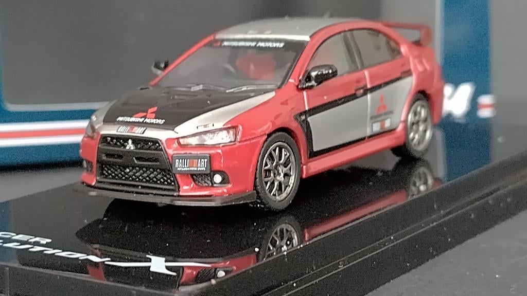 Mitsubishi Lancer Evo X 1:64 Hobby Japan Pol, Auto, ., Hobby Japan, Ophalen of Verzenden
