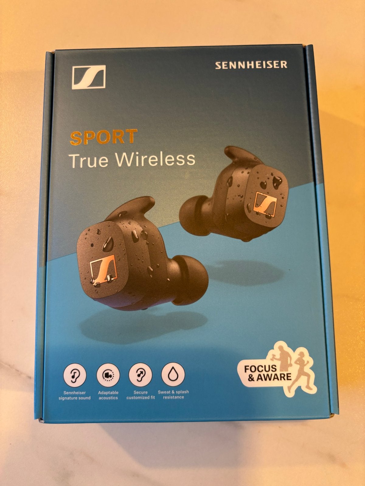 Sennheiser Sport True Wireless In-ear Koptelefoon Zwart, Ophalen, In-ear, Bluetooth, Sennheiser