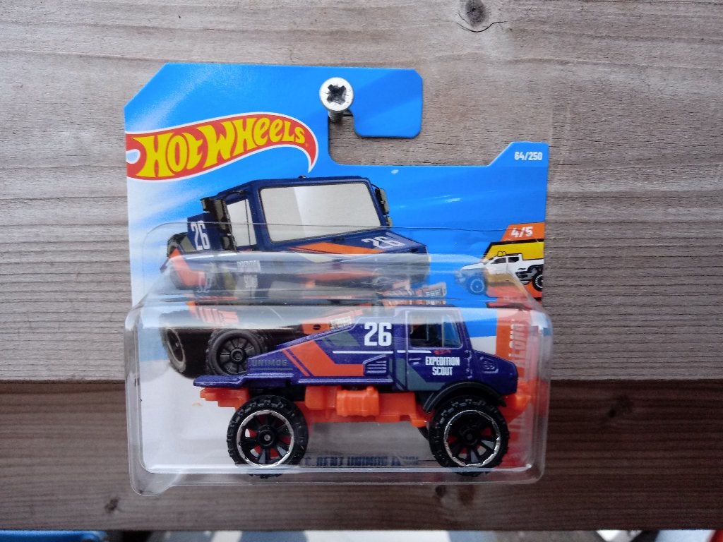 Mercedes-Benz Unimog 1300L Hotwheels, Ophalen, Nieuw, Bus of Vrachtwagen