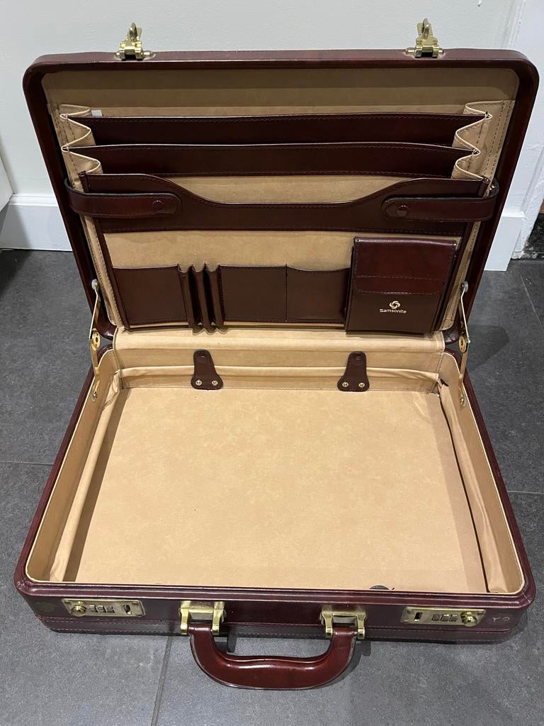 Samsonite Kantoor Koffer - Vintage Aktetas, Sieraden, Tassen en Uiterlijk, Koffers, Slot, Ophalen of Verzenden, Zo goed als nieuw
