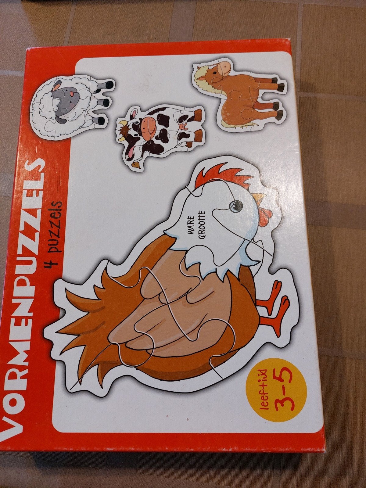 Puzzel dieren, Ophalen of Verzenden, Gebruikt
