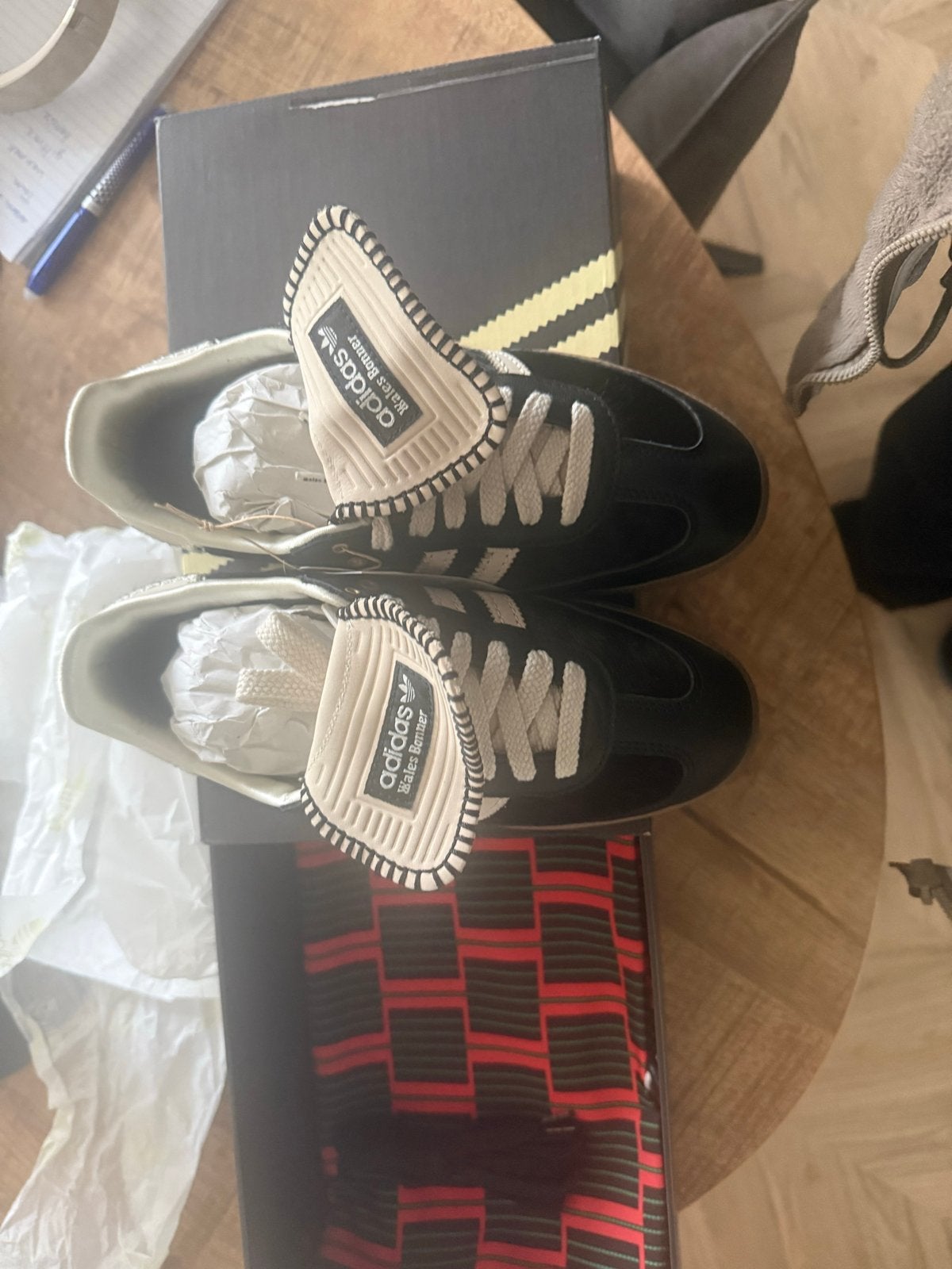 Nieuwe Adidas Wales Bonner Samba sneakers uniseks, Ophalen of Verzenden, Nieuw, Zwart, Sportschoenen