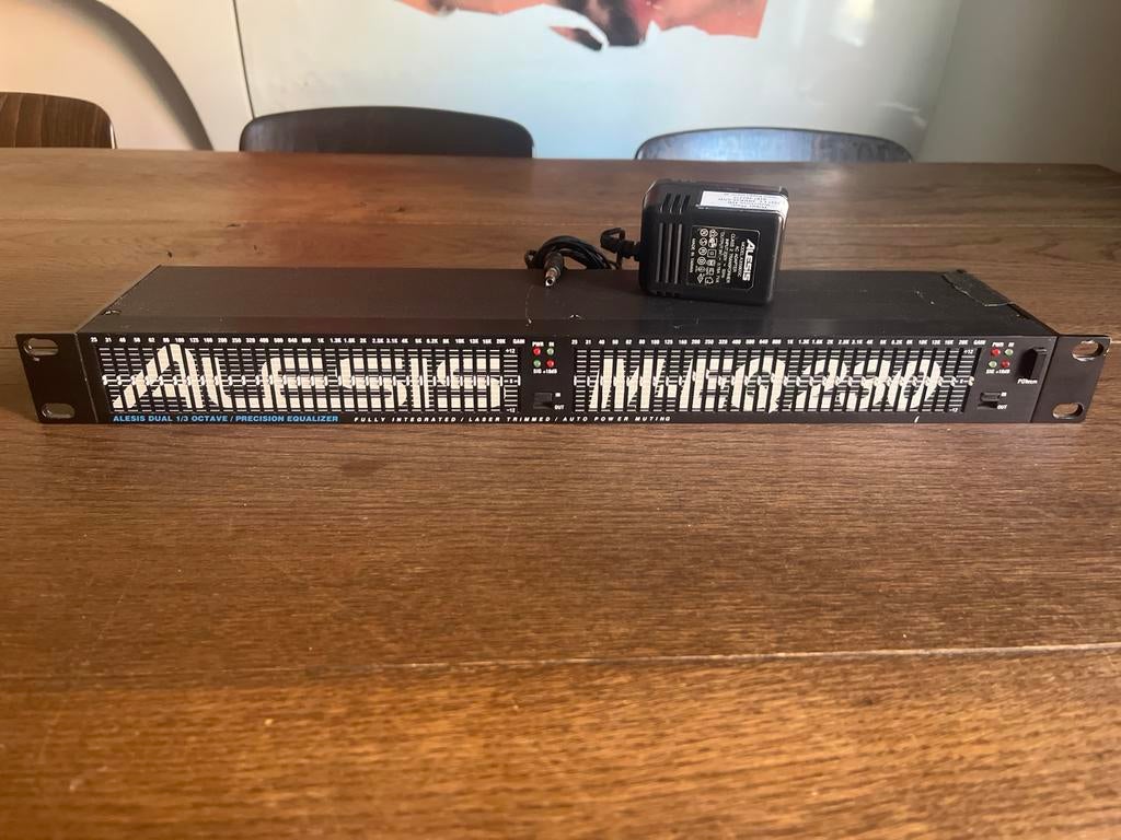 Alesis Dual channel 1/3 Octave Equalizer, Muziek en Instrumenten, Effecten, Ophalen of Verzenden, Gebruikt, Equalizer