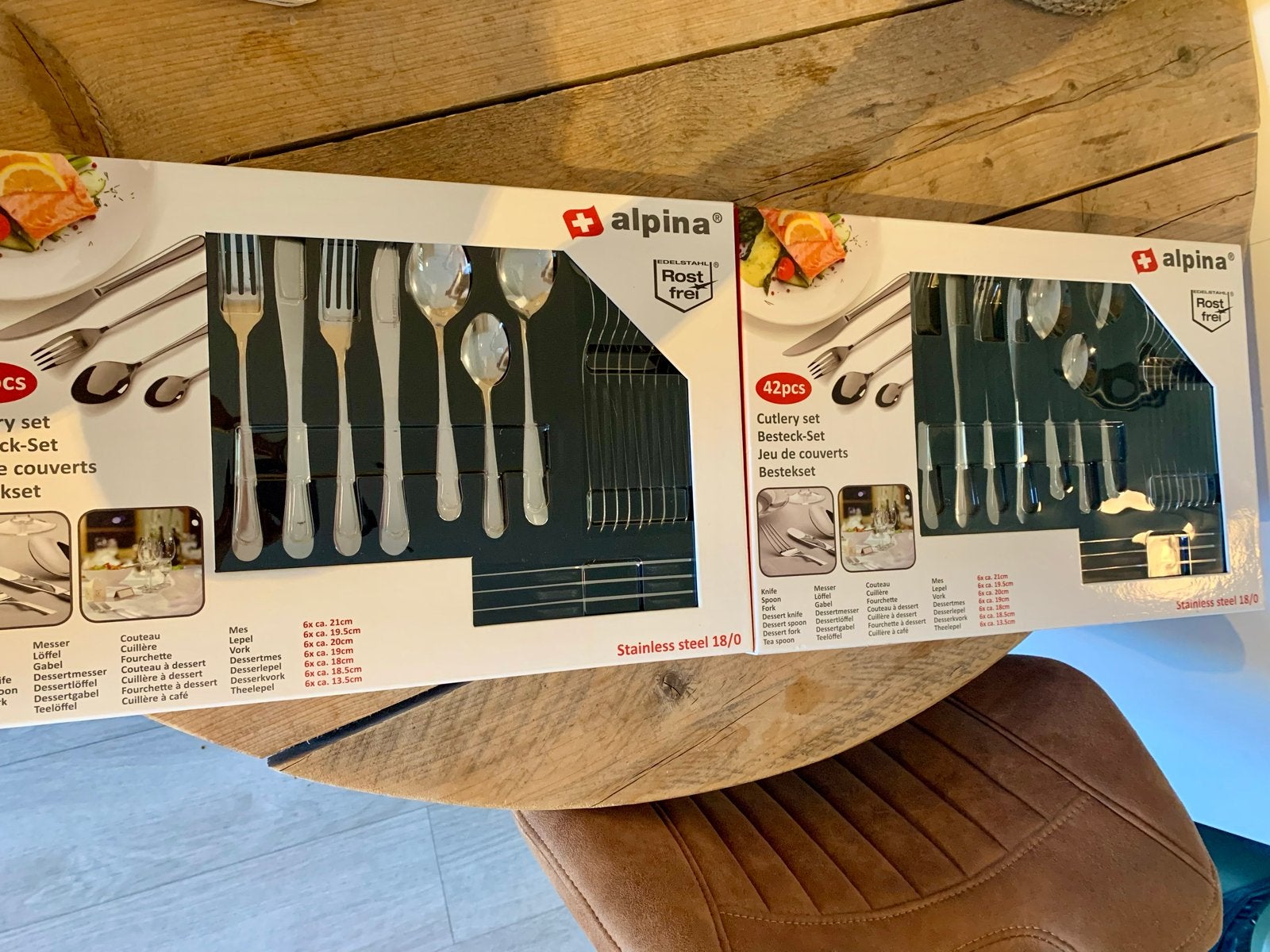 Alpina 42-delige bestekset., Ophalen, Bestekset, Overige typen, Nieuw