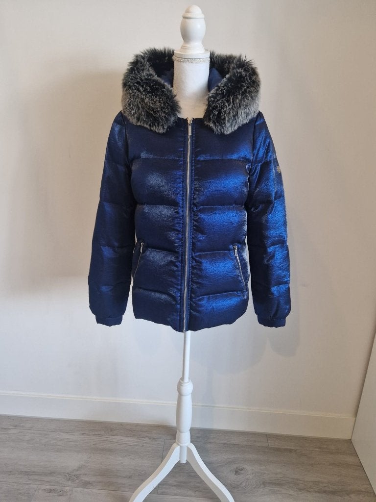 Morgan winterjas maat 40, Maat 38/40 (M), Blauw, Zo goed als nieuw, Morgan