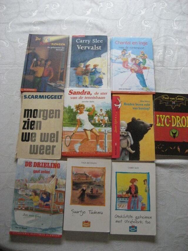 9 Kinderboeken Slee van Loon Dekkers Carmiggelt Van Gent ea, Boeken, Ophalen of Verzenden, Zo goed als nieuw, Slee Van Loon Beckman