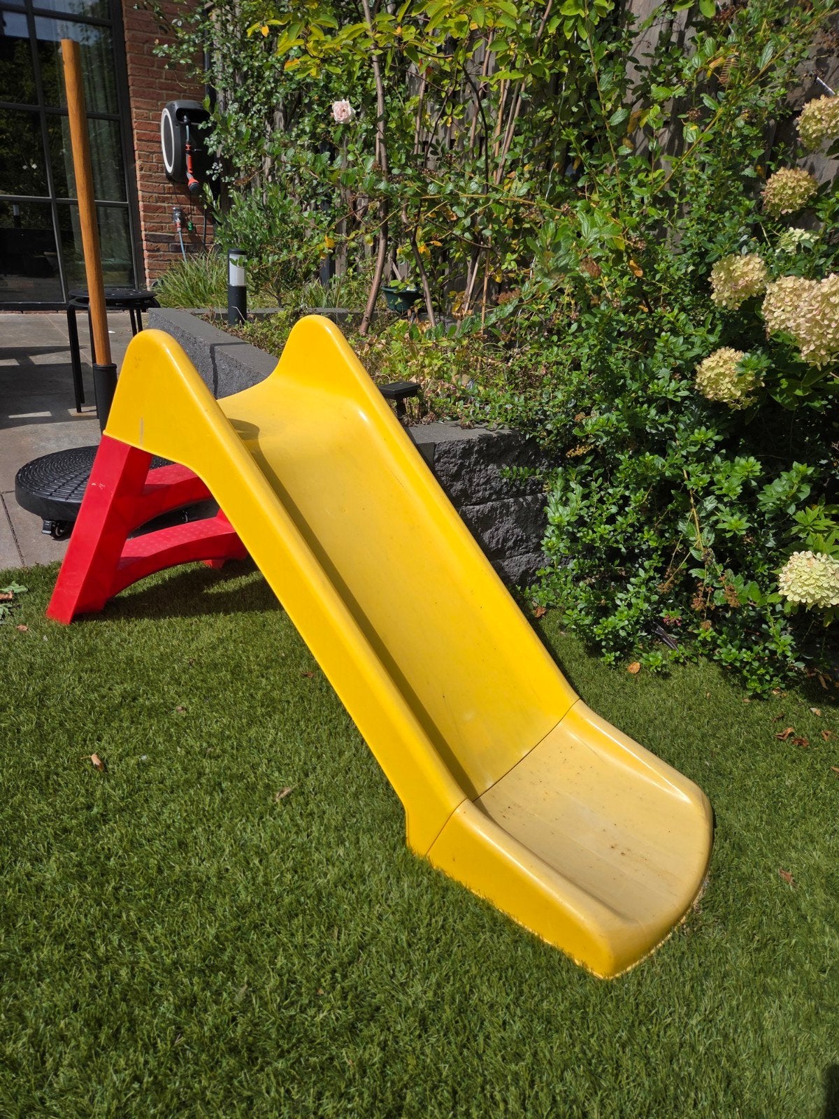 Gele kinder glijbaan, Ophalen, Gebruikt, Glijbaan