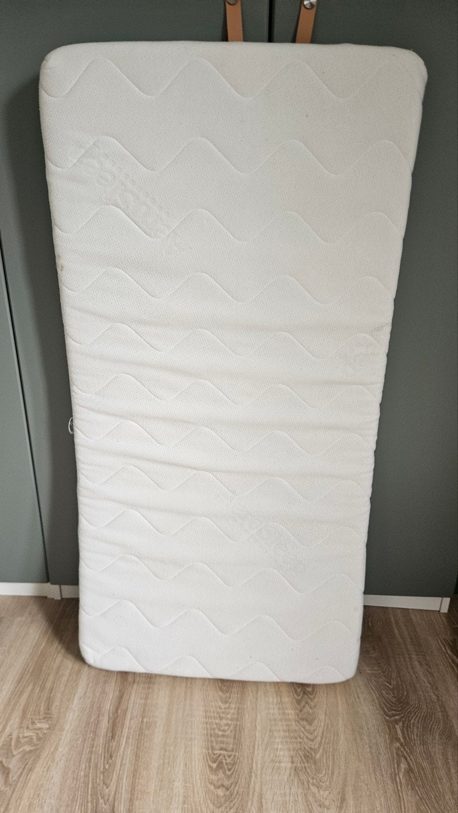 Matras 70x140 cm met Aerosleep topper en hoezen, Ophalen, Gebruikt, 190 cm of minder, Matras