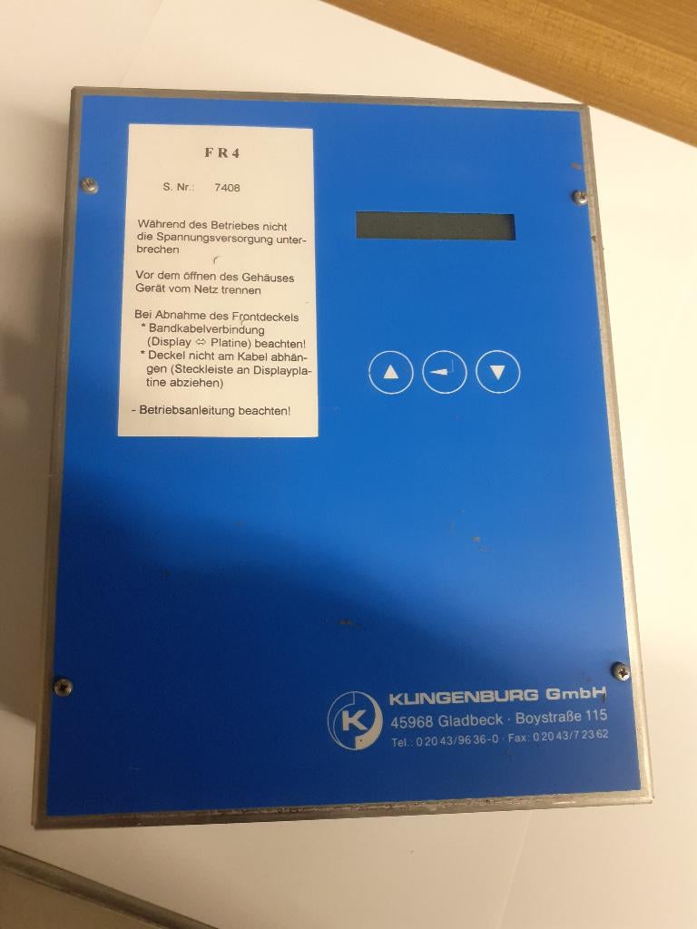 Klingenburg Warmtewiel besturingskast, Ophalen, Gebruikt, Verwarmen, Minder dan 60 m³