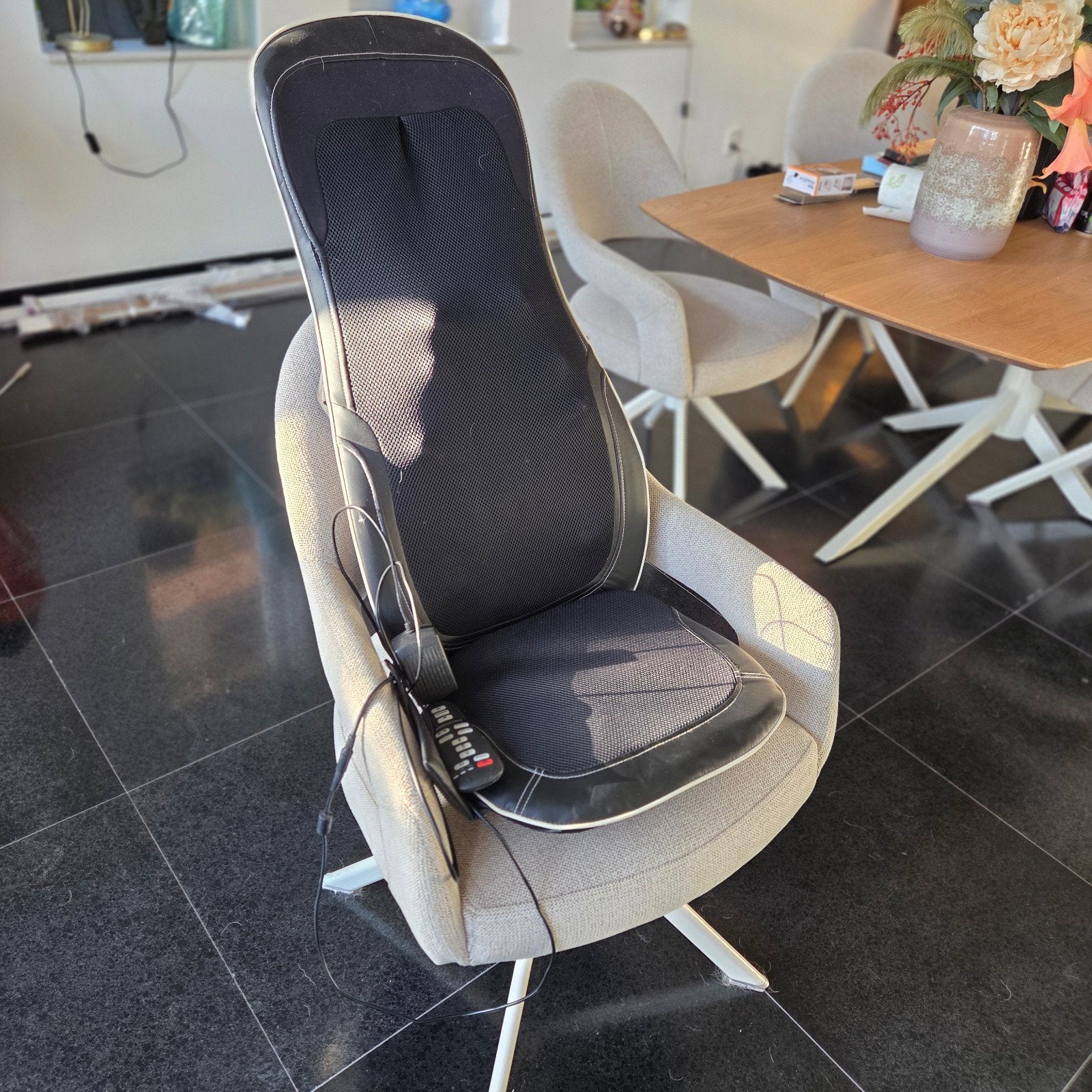 Medisana PR-M80 Shiatsu Massagekussen voor op Stoel, Sport en Fitness, Massageproducten, Ophalen of Verzenden, Zo goed als nieuw