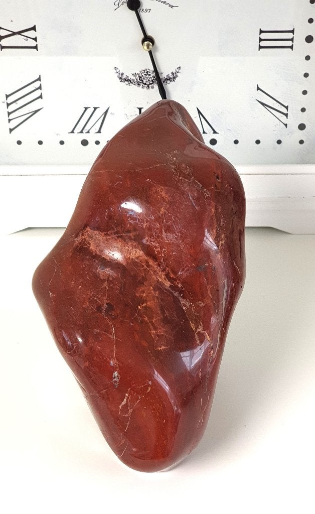 Prachtig Sculptuur van Jaspis Chalcedoon van 5,5 Kilo!, Verzenden, Mineraal