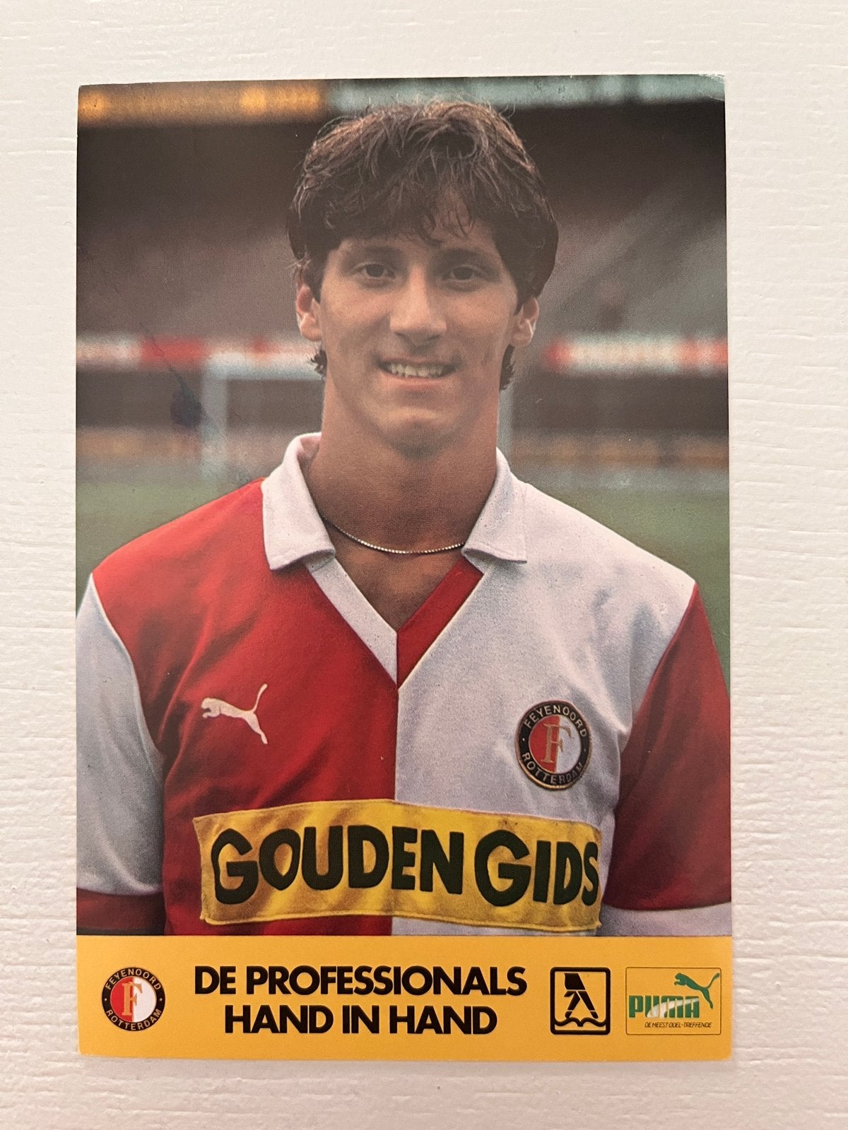 Feyenoord spelerskaart Brood met handtekening, Verzamelen, Ophalen of Verzenden, Zo goed als nieuw, Feyenoord, Spelerskaart
