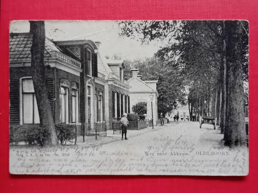 Ansichtkaart Oldeboorn, Verzamelen, Ophalen of Verzenden, Voor 1920