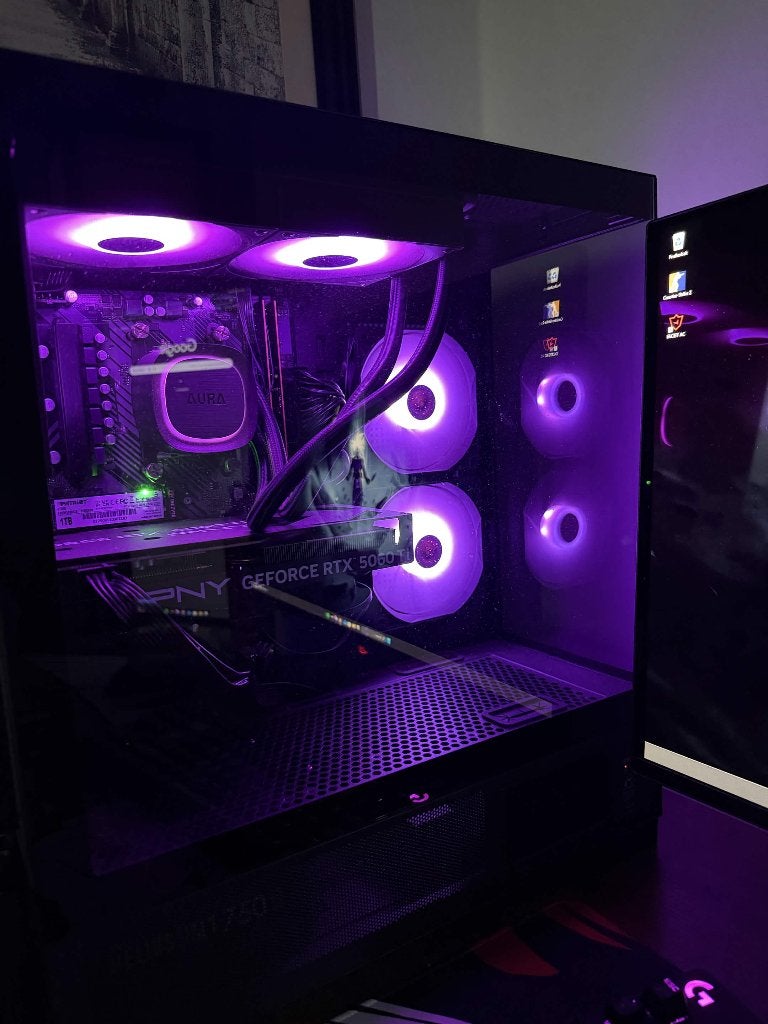 High-End Gaming PC Ryzen7 7800X3D +RTX 5060 Ti 8GB–32GB DDR5, Ophalen, 32 GB, Nieuw, Gaming