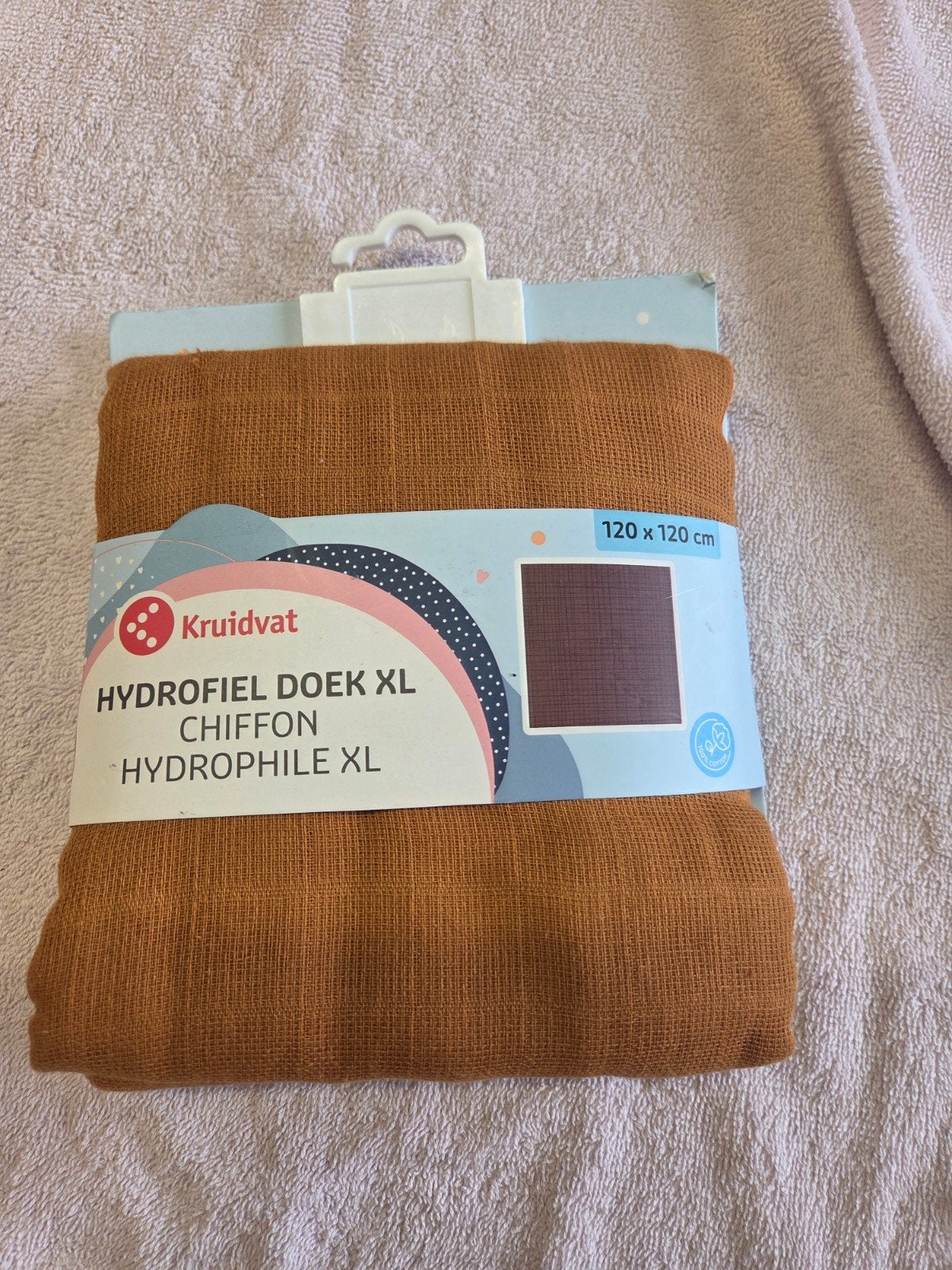 Kruidvat Hydrofiel Doek XL Chiffon 120x120 cm, Ophalen of Verzenden, Nieuw
