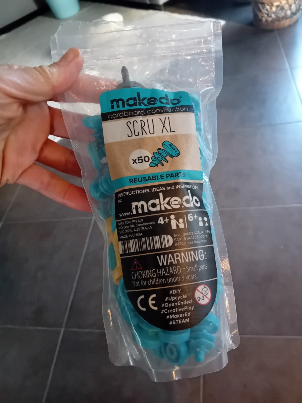 Makedo Karton Constructie SCRU XL - 50 Stuks, Ophalen of Verzenden, Nieuw, Bouwen