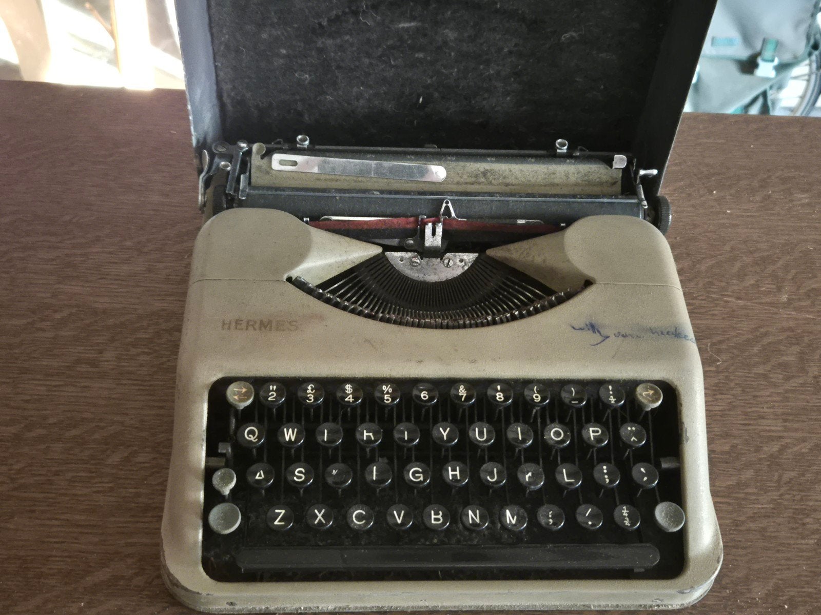 Typemachine brocante vintage, Ophalen