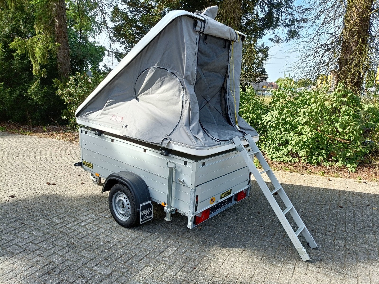 Daktent Columbus (aanhanger eventueel ook te koop), Ophalen, Zo goed als nieuw, Tot en met 2