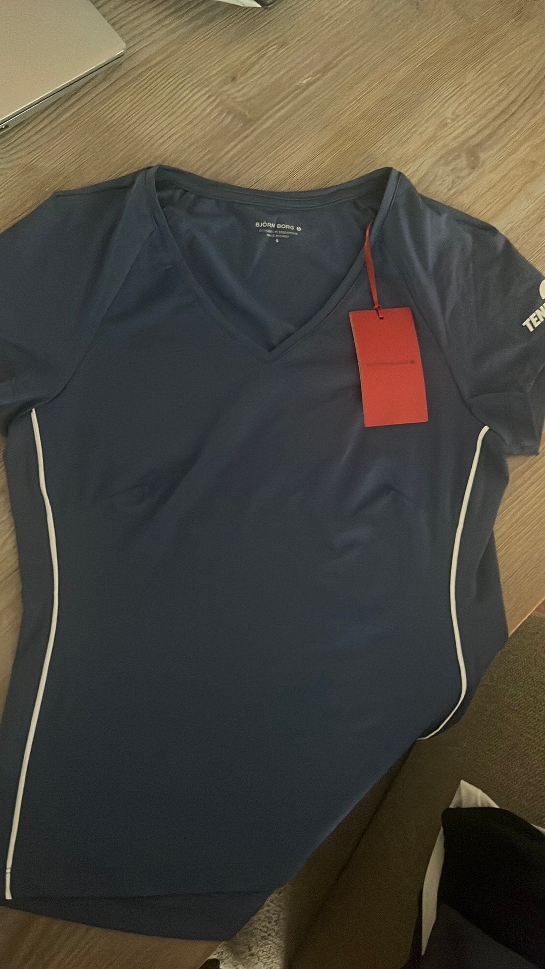 Tennis Shirt Nieuw Bjorn Borg Maar S, Ophalen of Verzenden, Nieuw, Maat 36 (S), Blauw