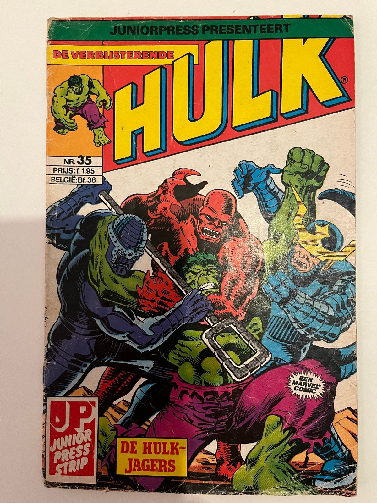 Vintage Juniorpress Strips: Hulk, Boeken, Meerdere comics, Verzenden, Gelezen, Amerika