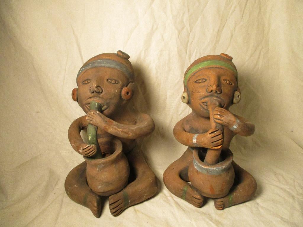 2x beeldjes Mexico, Ophalen of Verzenden
