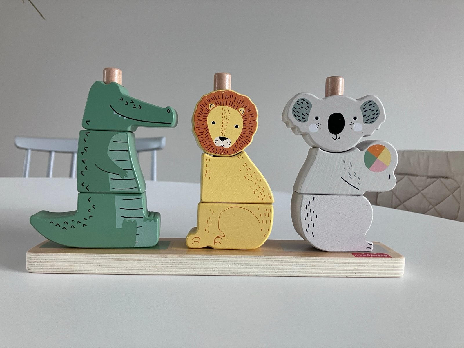 Fisher-Price Stapelblokken Dieren, Ophalen of Verzenden, Zo goed als nieuw, Speelset