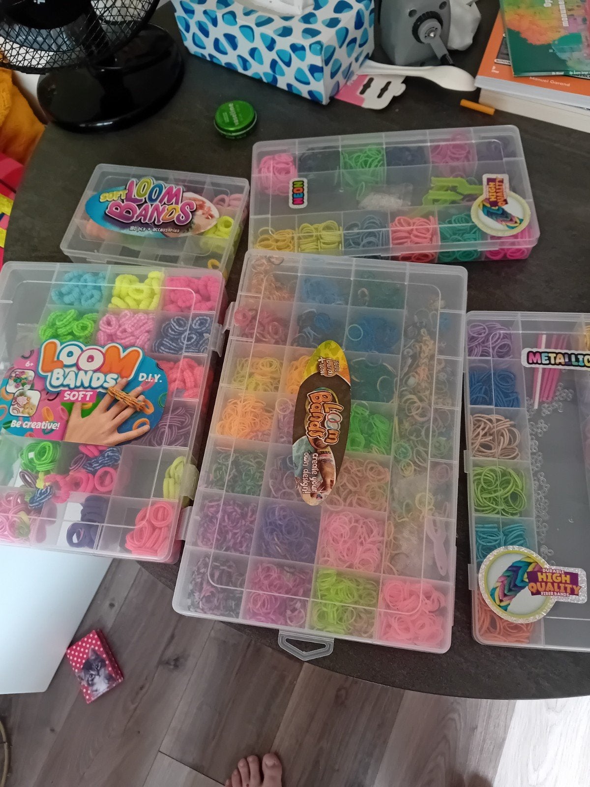 Grote collectie Loom Bands knutselsets, Hobby en Vrije tijd, Knutselen, Ophalen of Verzenden, Gebruikt, Overige typen