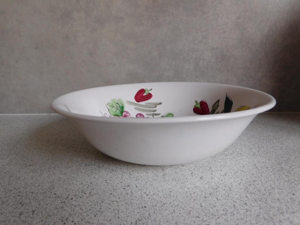 Fruittest Treef Vergiet 23 cm. Ironstone Ware Eaglebrand, Ophalen of Verzenden