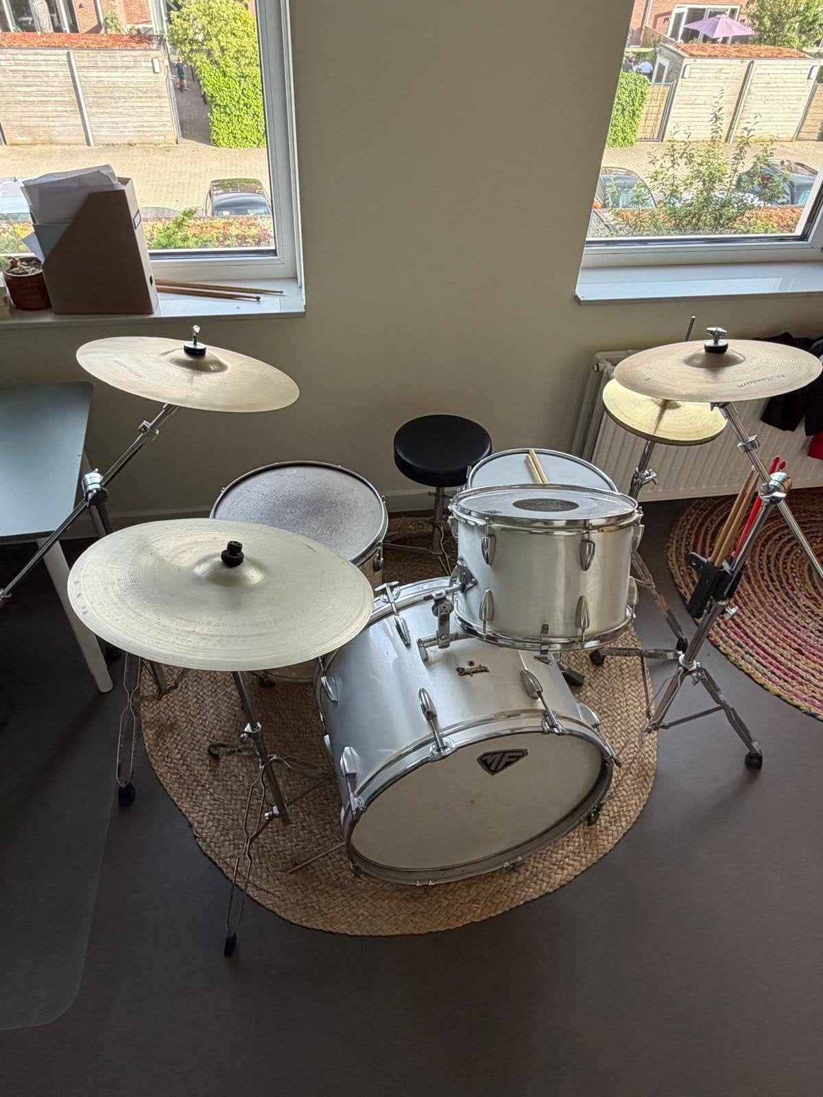 volledig drumstel, Muziek en Instrumenten, Ophalen, Gebruikt, Overige merken