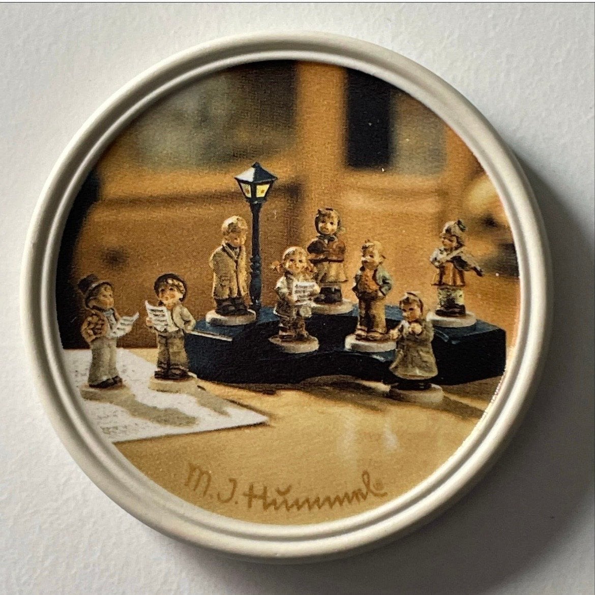 M.I. Hummel Club Kerstkoor Plaatje - Goebel Duitsland, Ophalen of Verzenden, Zo goed als nieuw, Hummel